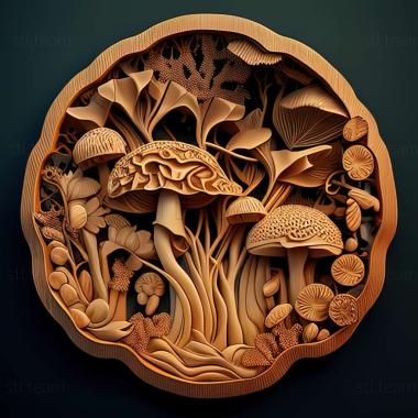 3D model mushrooms (STL)